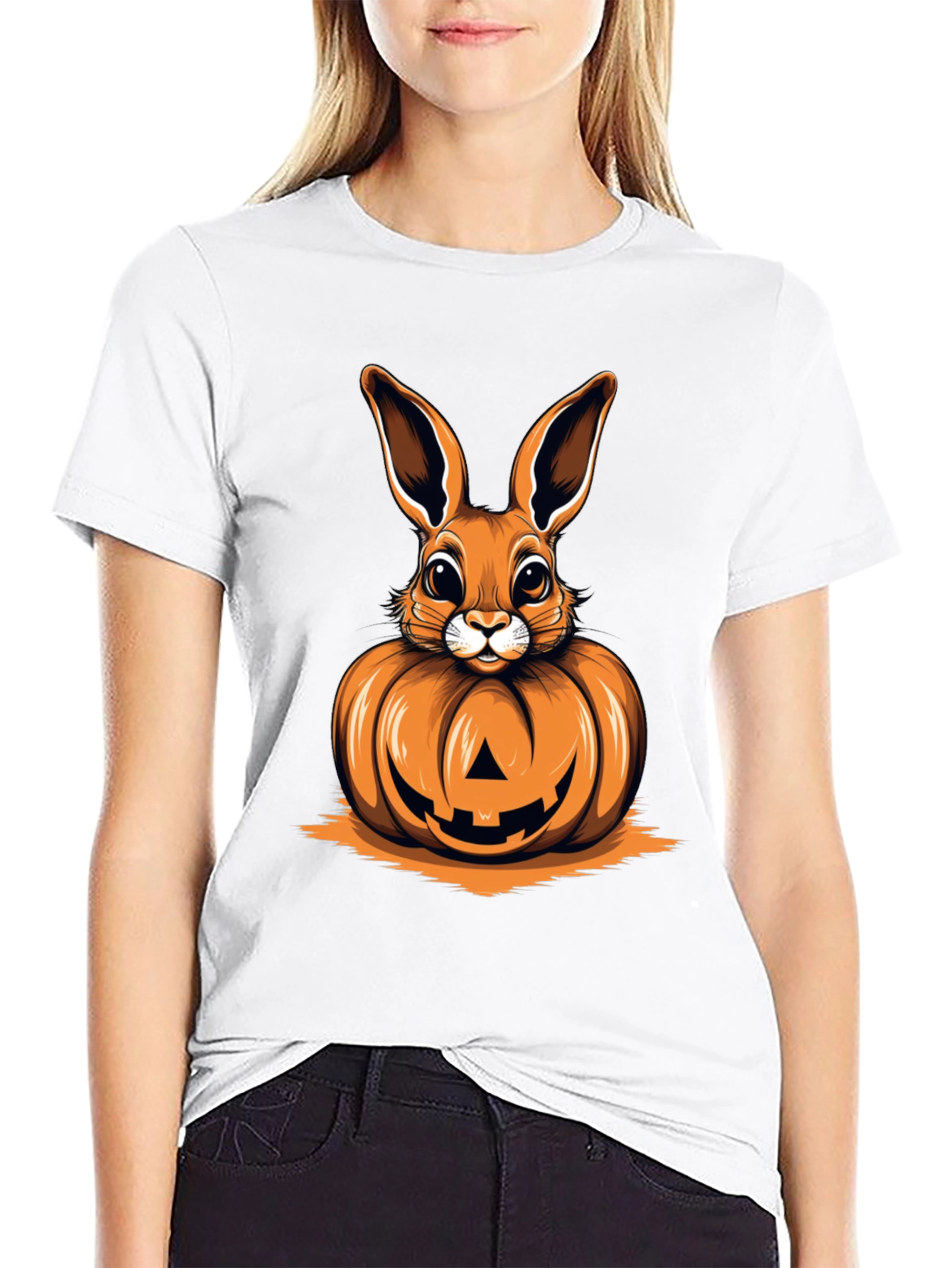 Pumpkin Rabbit Graphic Tee