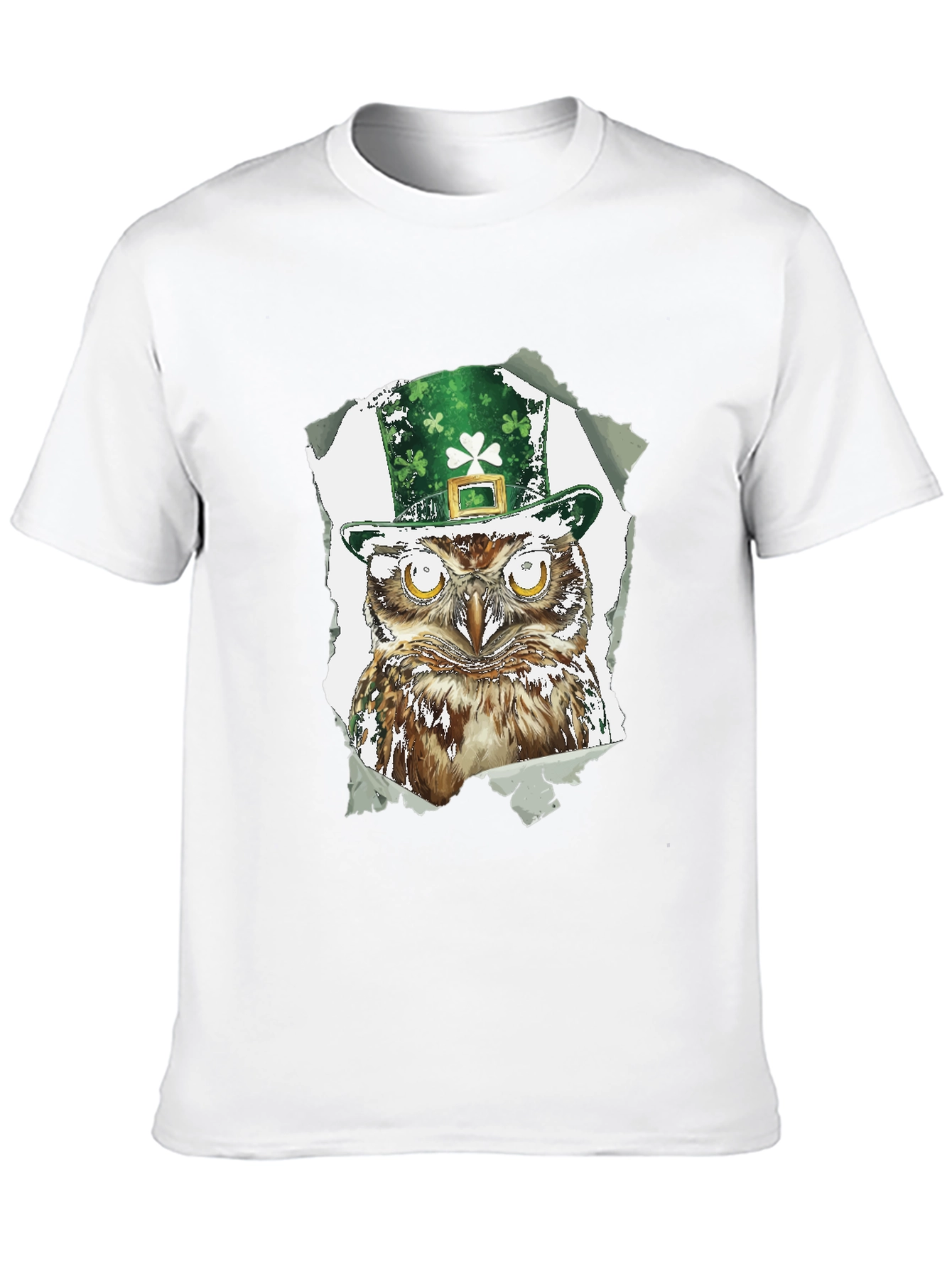 St. Patricks Day Owl T-Shirt - Lucky Irish Tee