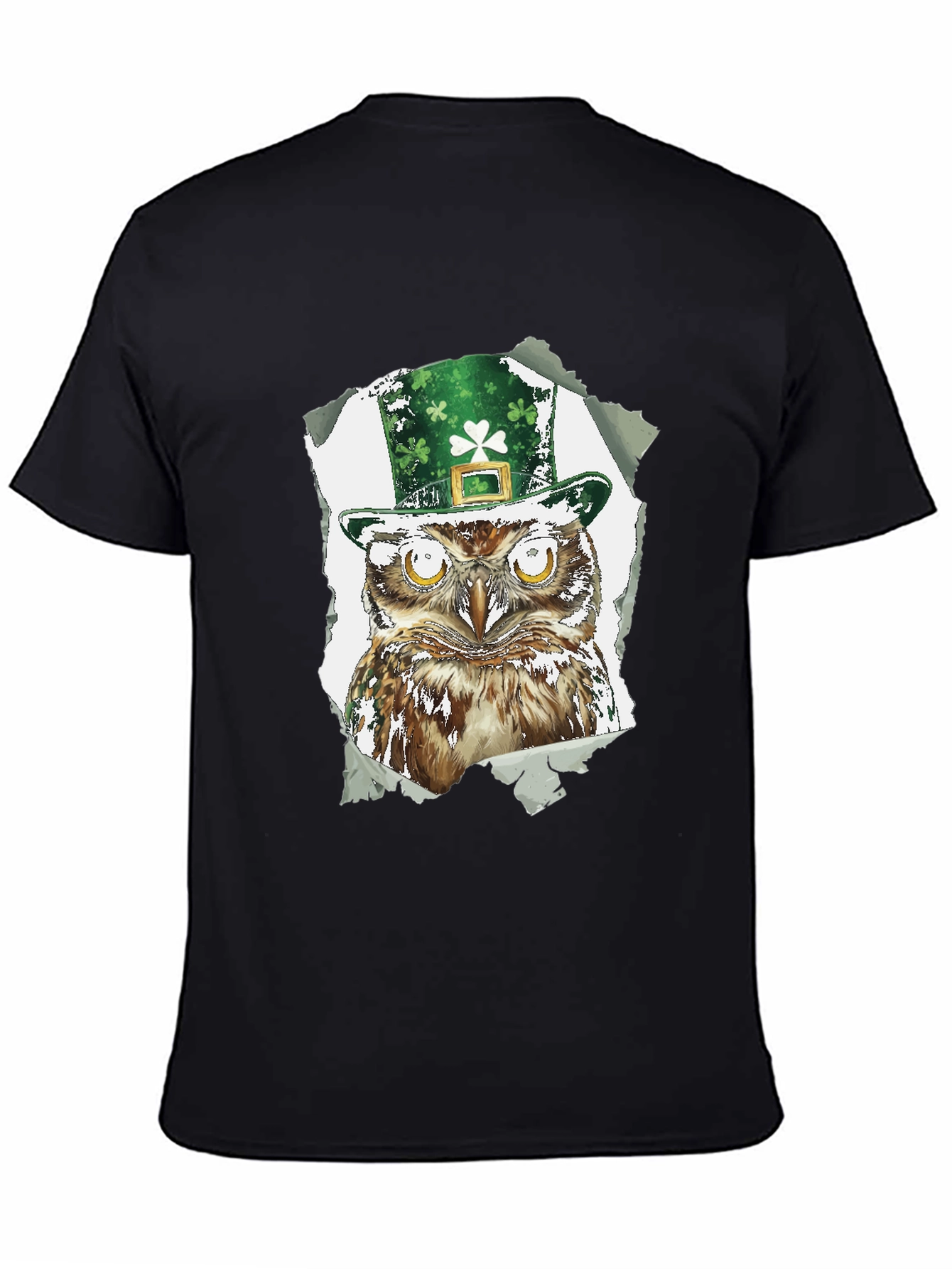 St. Patricks Day Owl T-Shirt - Lucky Irish Tee