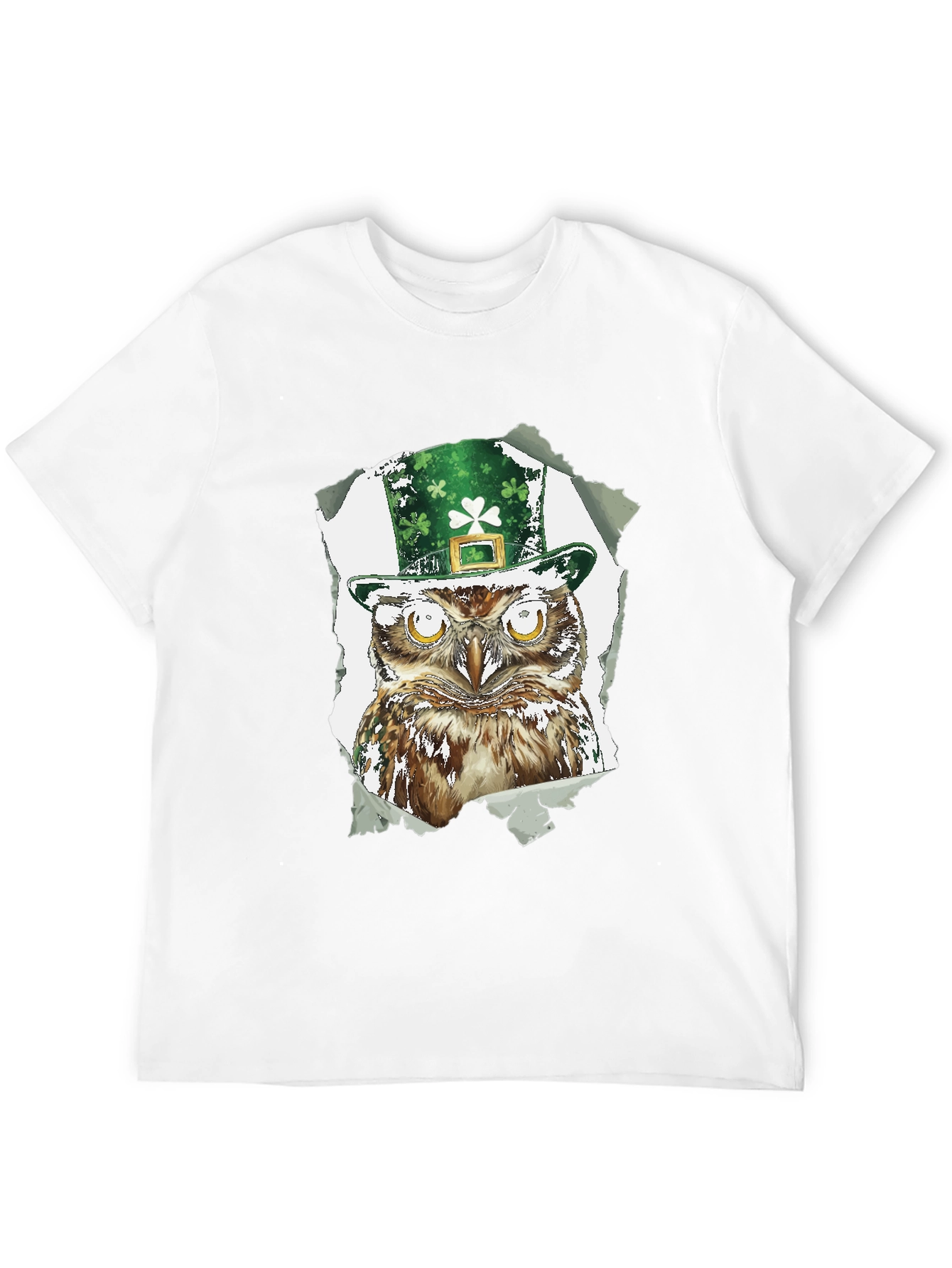 St. Patricks Day Owl T-Shirt - Lucky Irish Tee