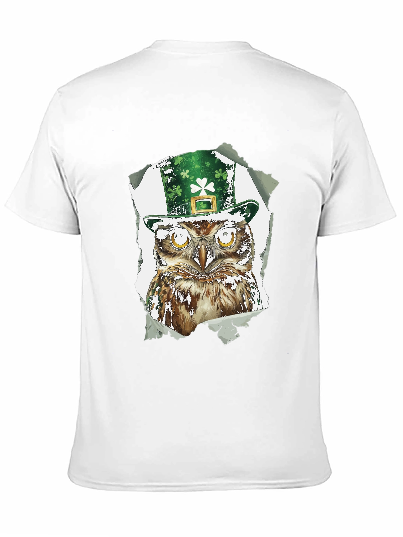 St. Patricks Day Owl T-Shirt - Lucky Irish Tee