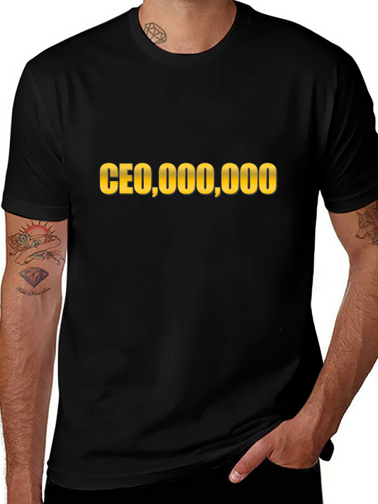 CEO Millionaire Black T-Shirt