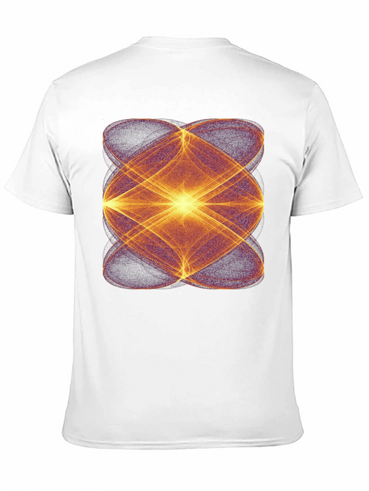 Abstract Geometric Black T-Shirt
