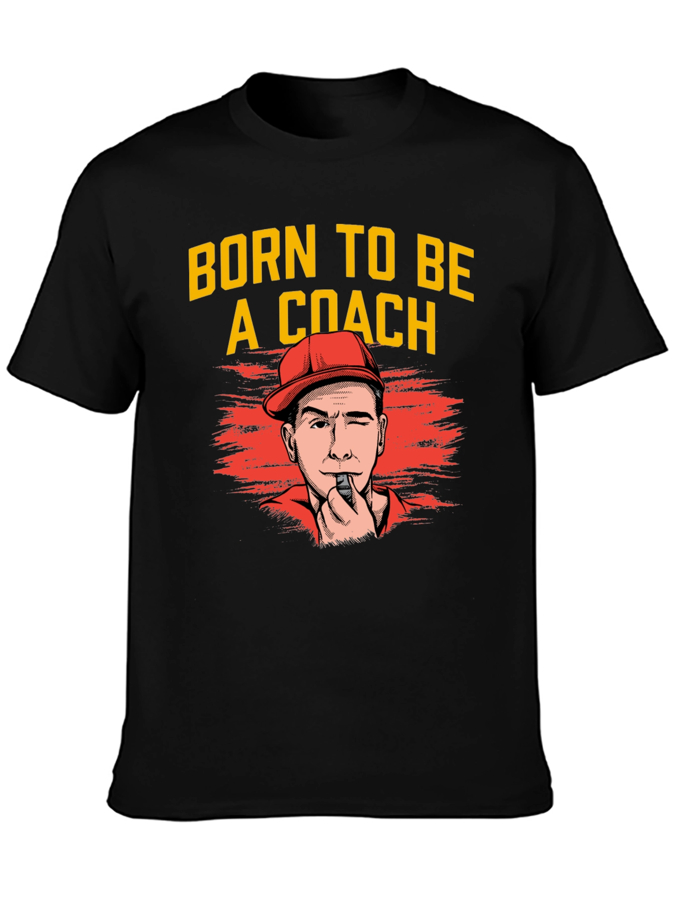 Born to Be A Coach T-Shirt - Black