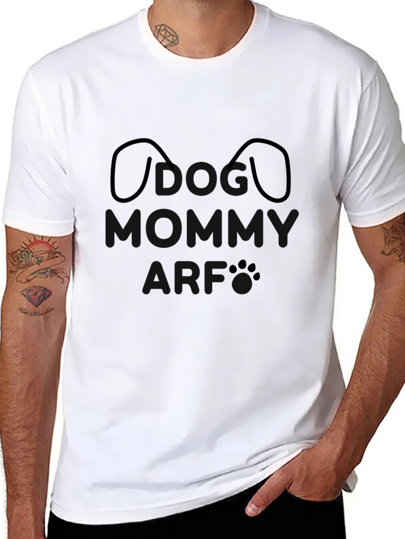Dog Lover Graphic Tee - Casual Black T-Shirt
