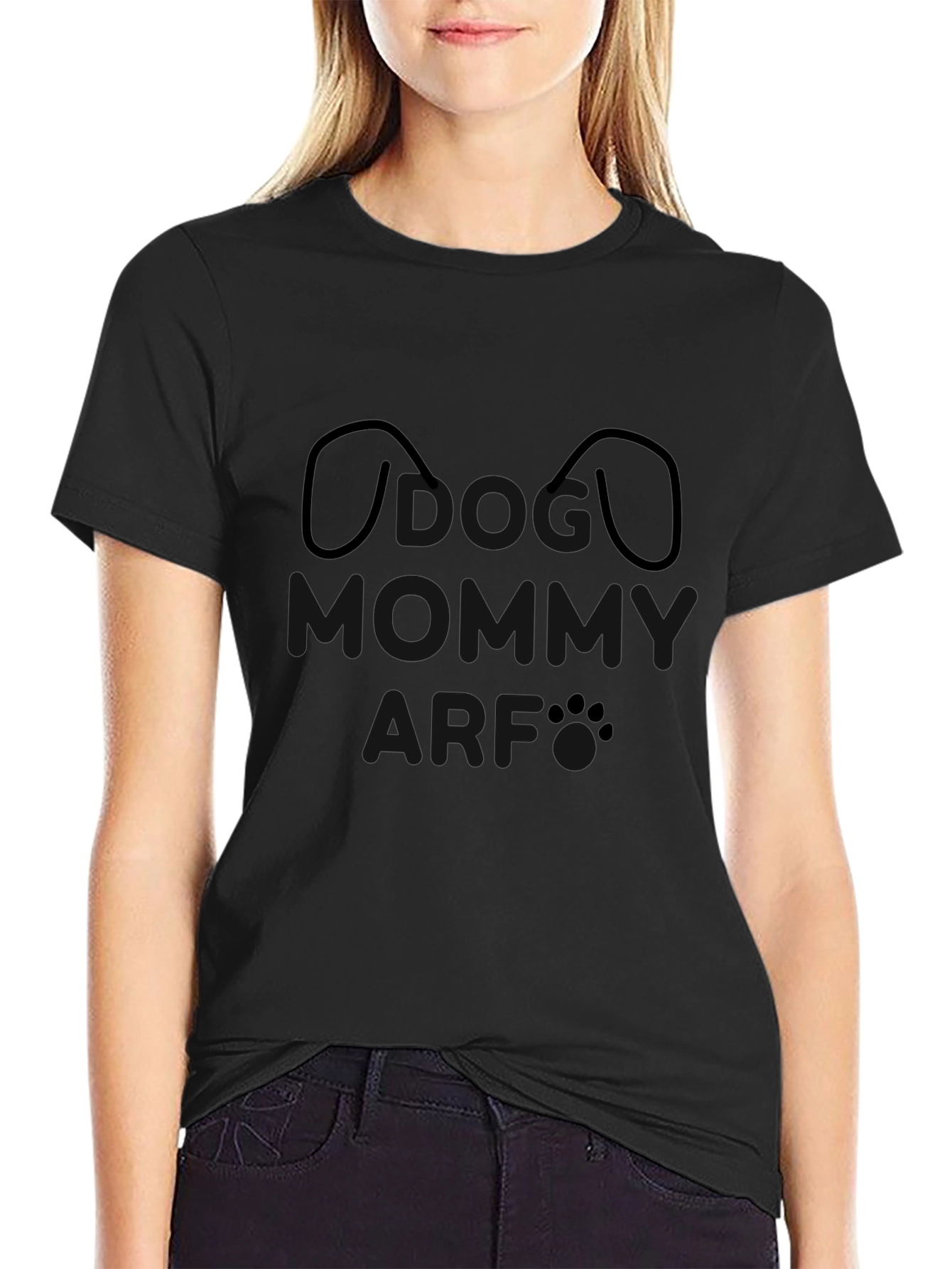 Dog Lover Graphic Tee - Casual Black T-Shirt