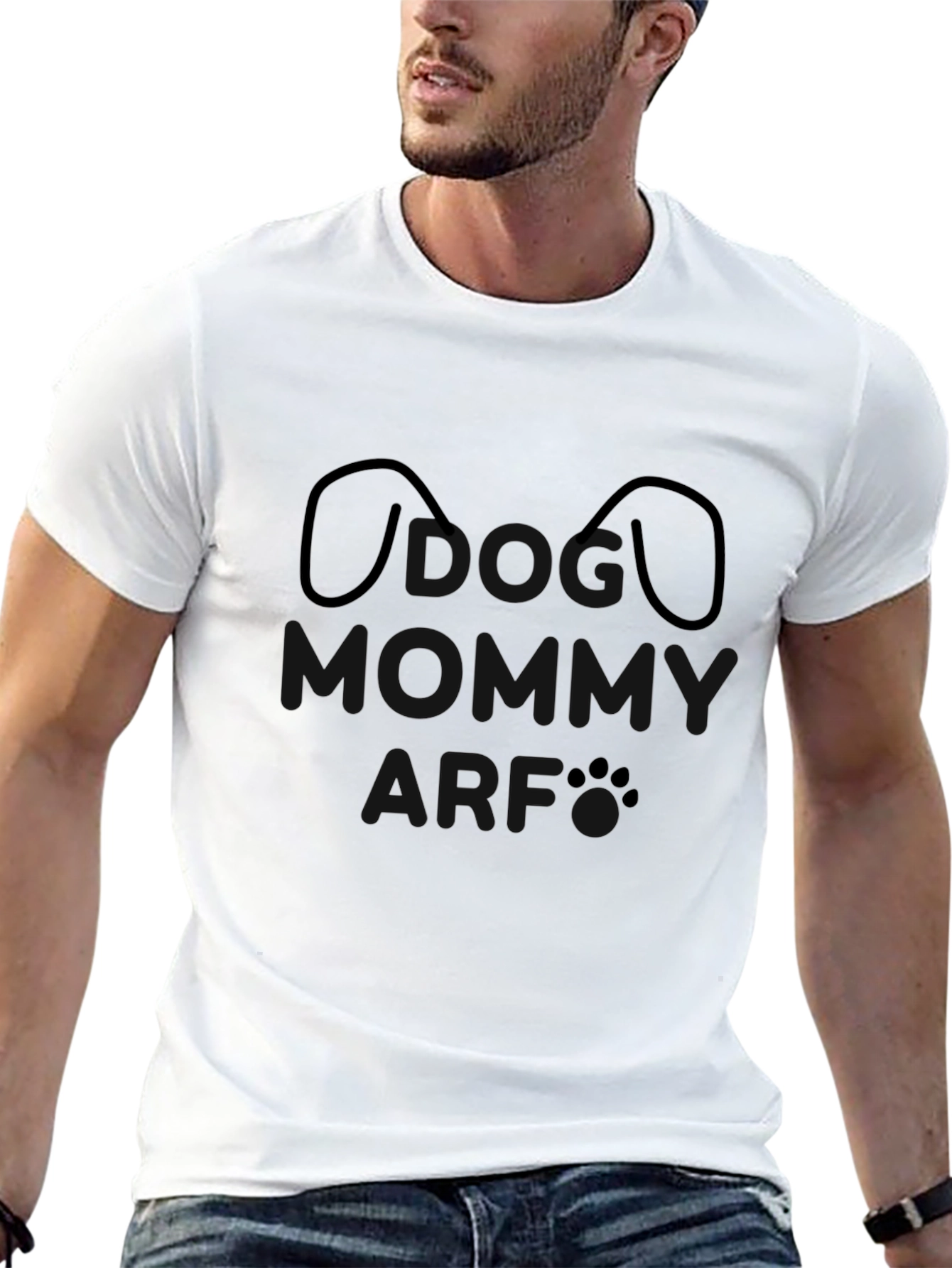 Dog Lover Graphic Tee - Casual Black T-Shirt