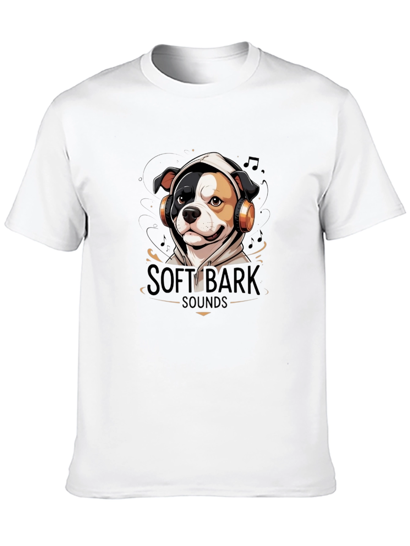 Soft Bark Sounds Dog Graphic T-Shirt