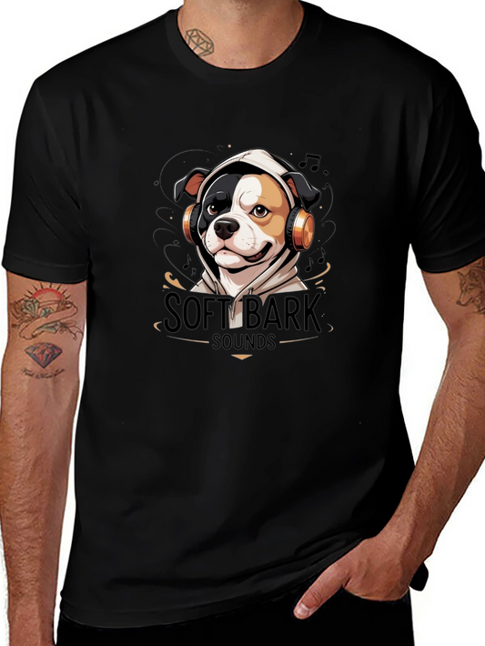 Soft Bark Sounds Dog Graphic T-Shirt