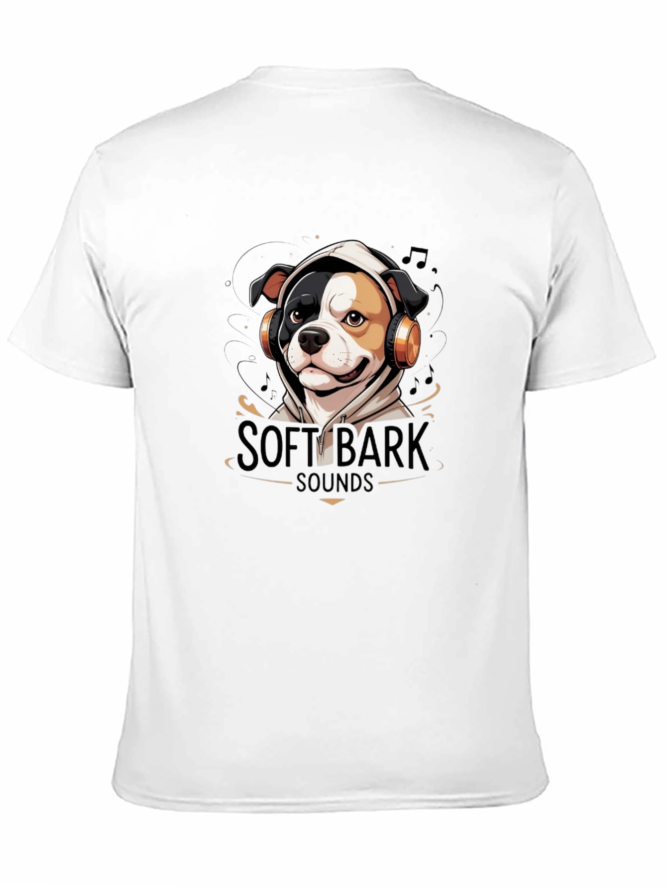 Soft Bark Sounds Dog Graphic T-Shirt