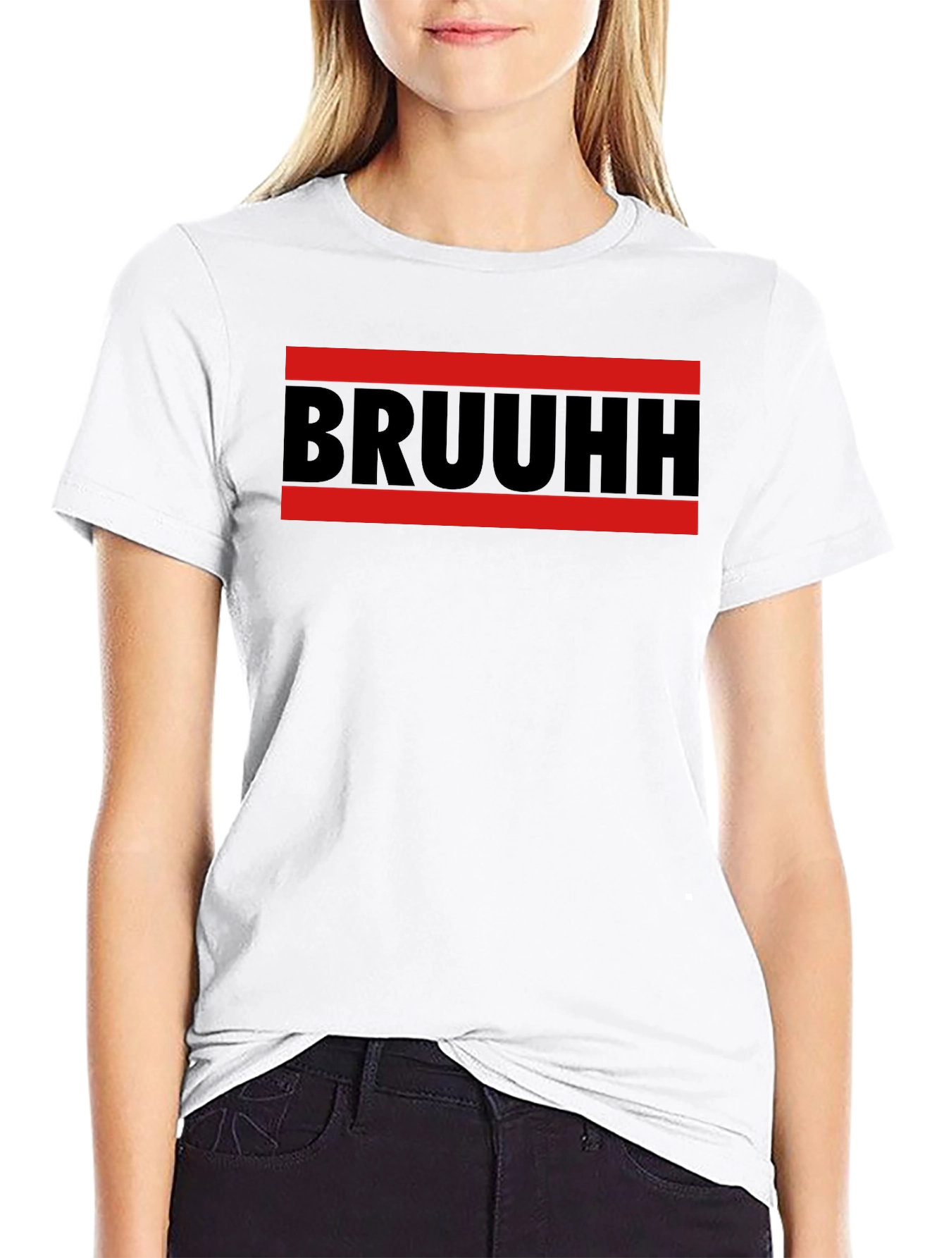Bruuhh Graphic Tee - Mens Black T-Shirt