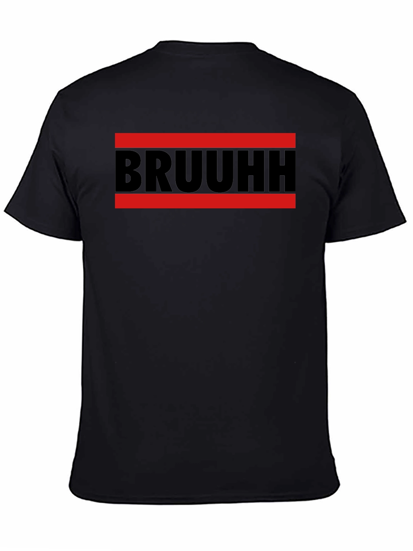 Bruuhh Graphic Tee - Mens Black T-Shirt