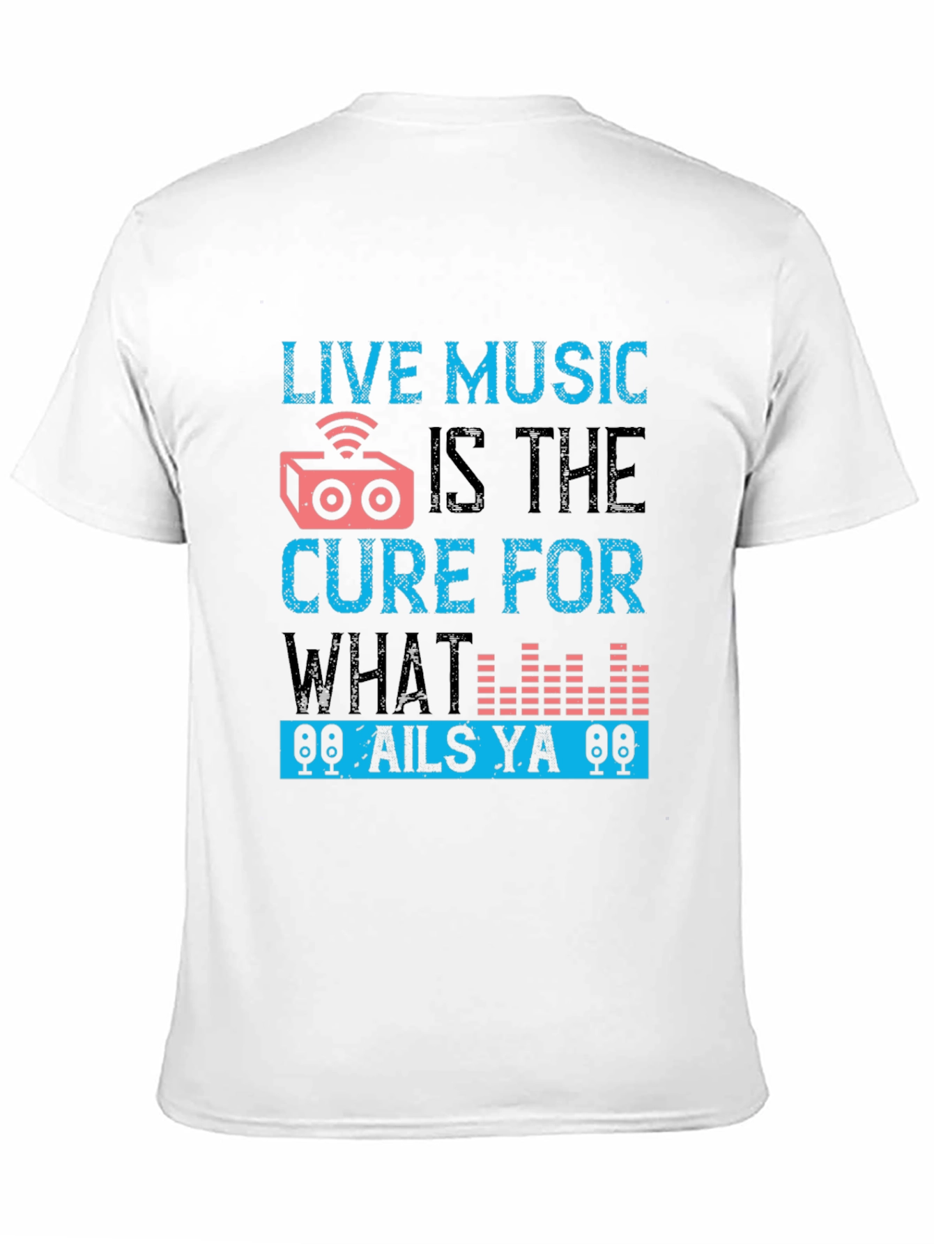 Live Music Cure Graphic Tee - Black