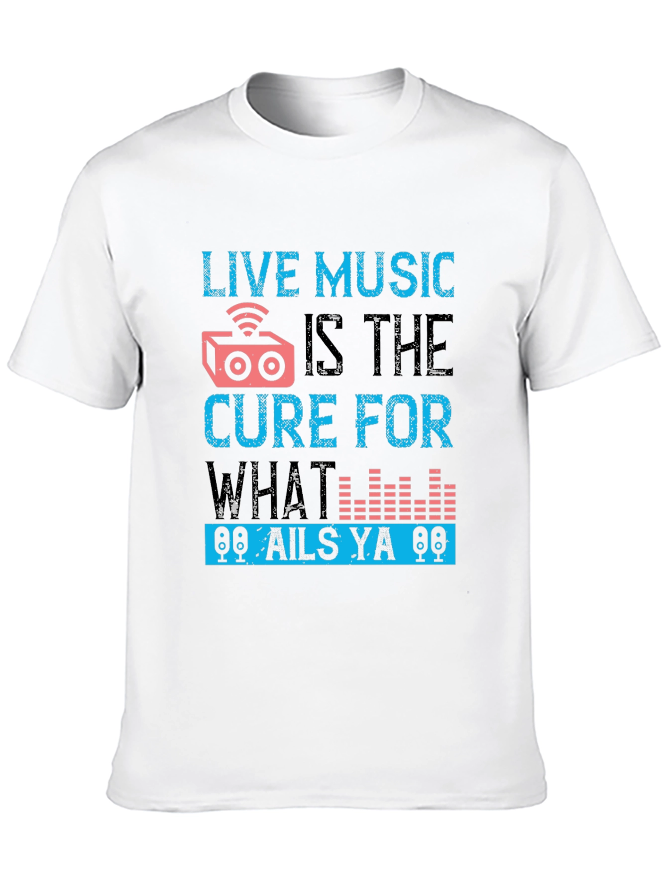 Live Music Cure Graphic Tee - Black