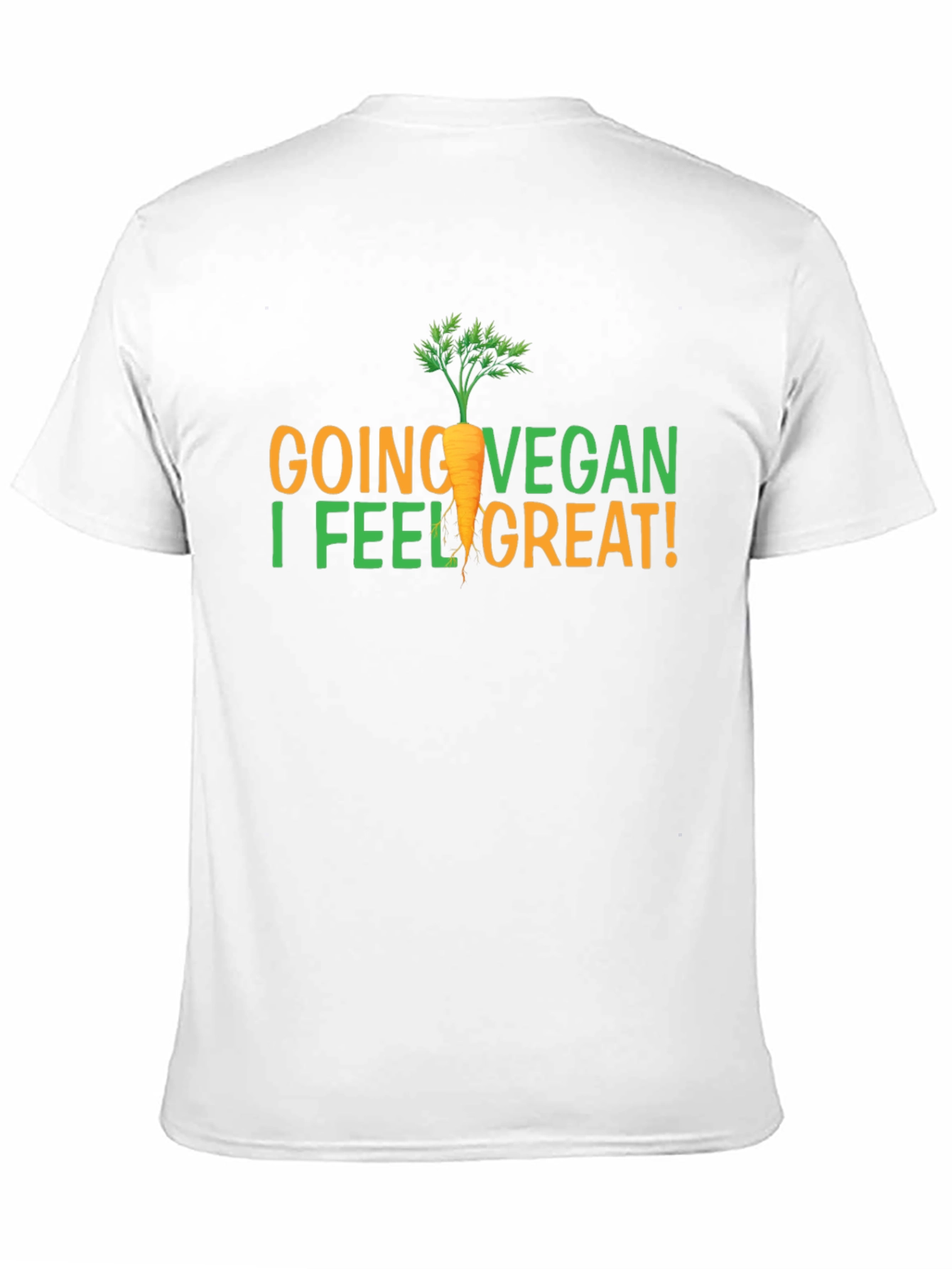 Vegan Graphic T-Shirt - Going Vegan I Feel Great!