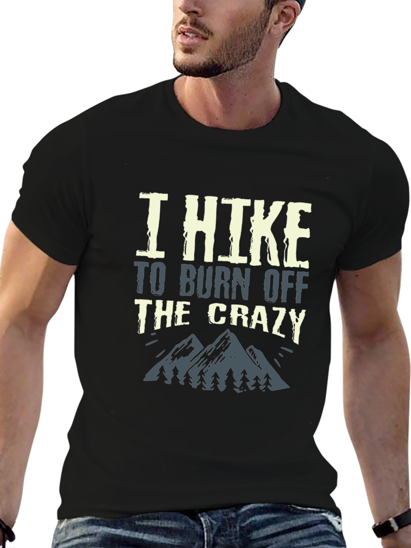 I Hike To Burn Off The Crazy Graphic Tee