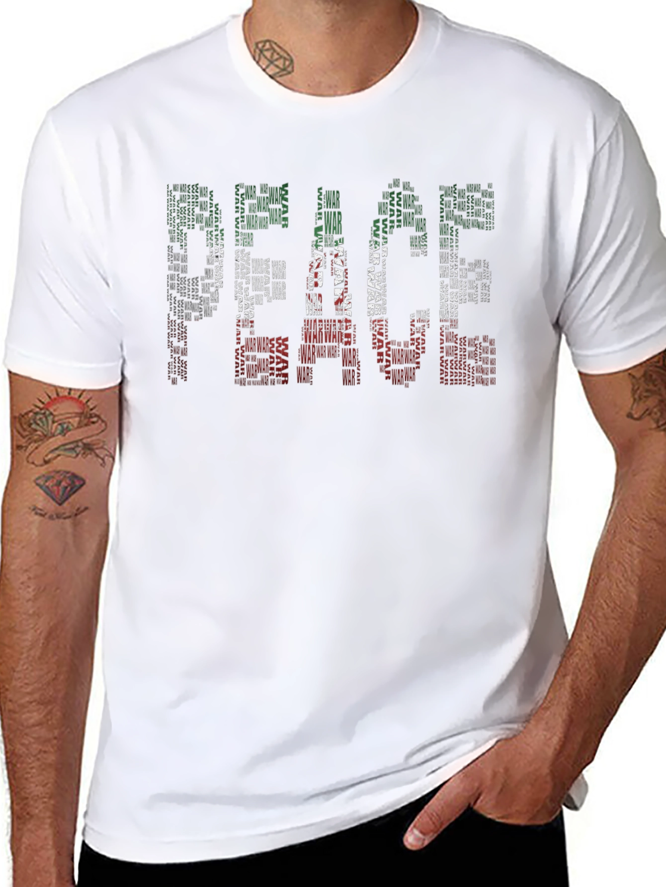 Peace War T-Shirt - Mens Graphic Tee
