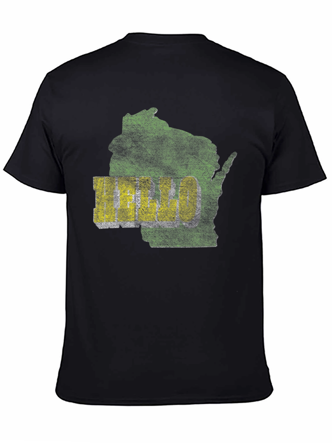 Wisconsin Graphic Tee - Distressed Style