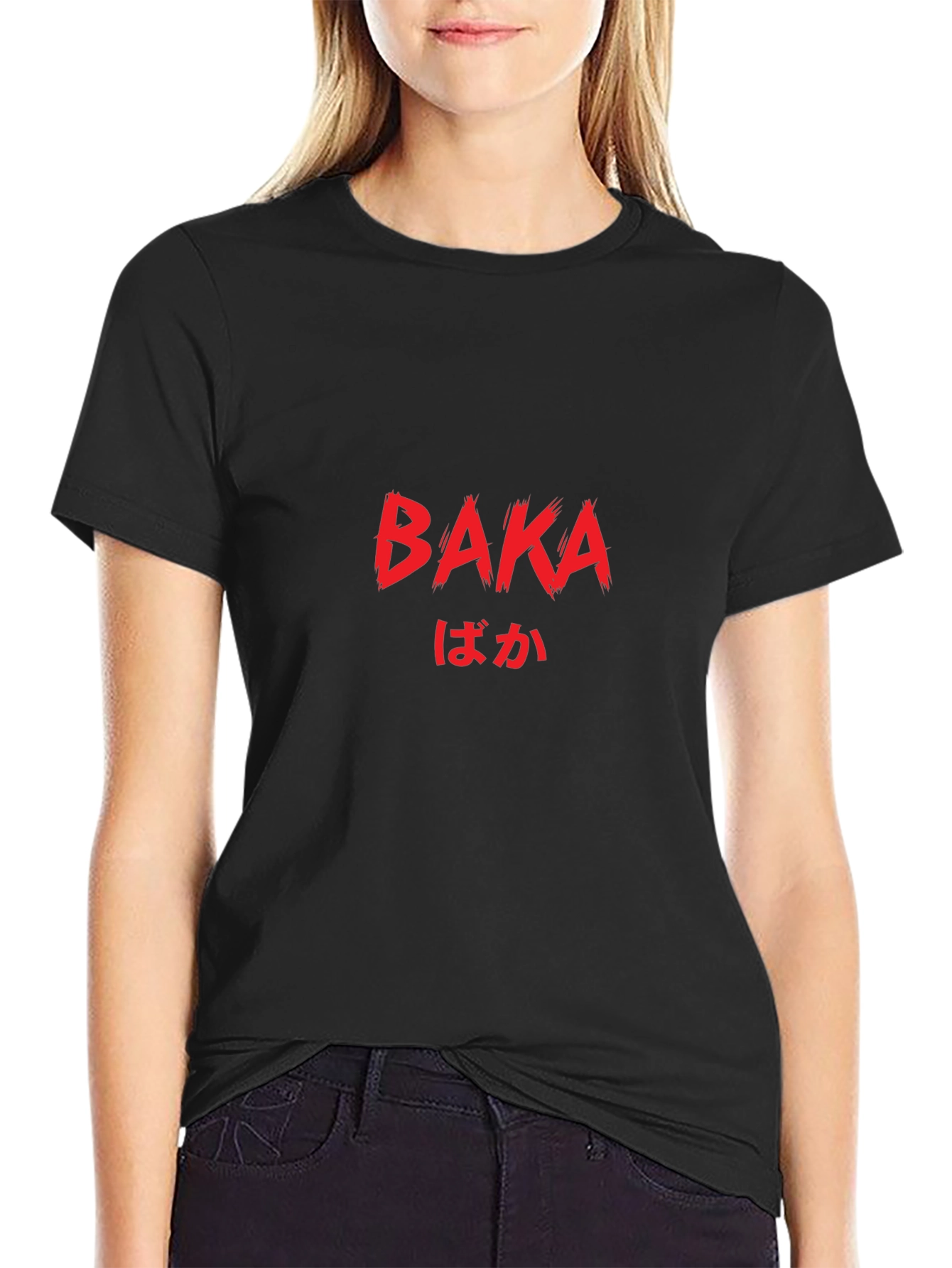 Baka Graphic Tee - Anime Inspired Soft Cotton T-Shirt