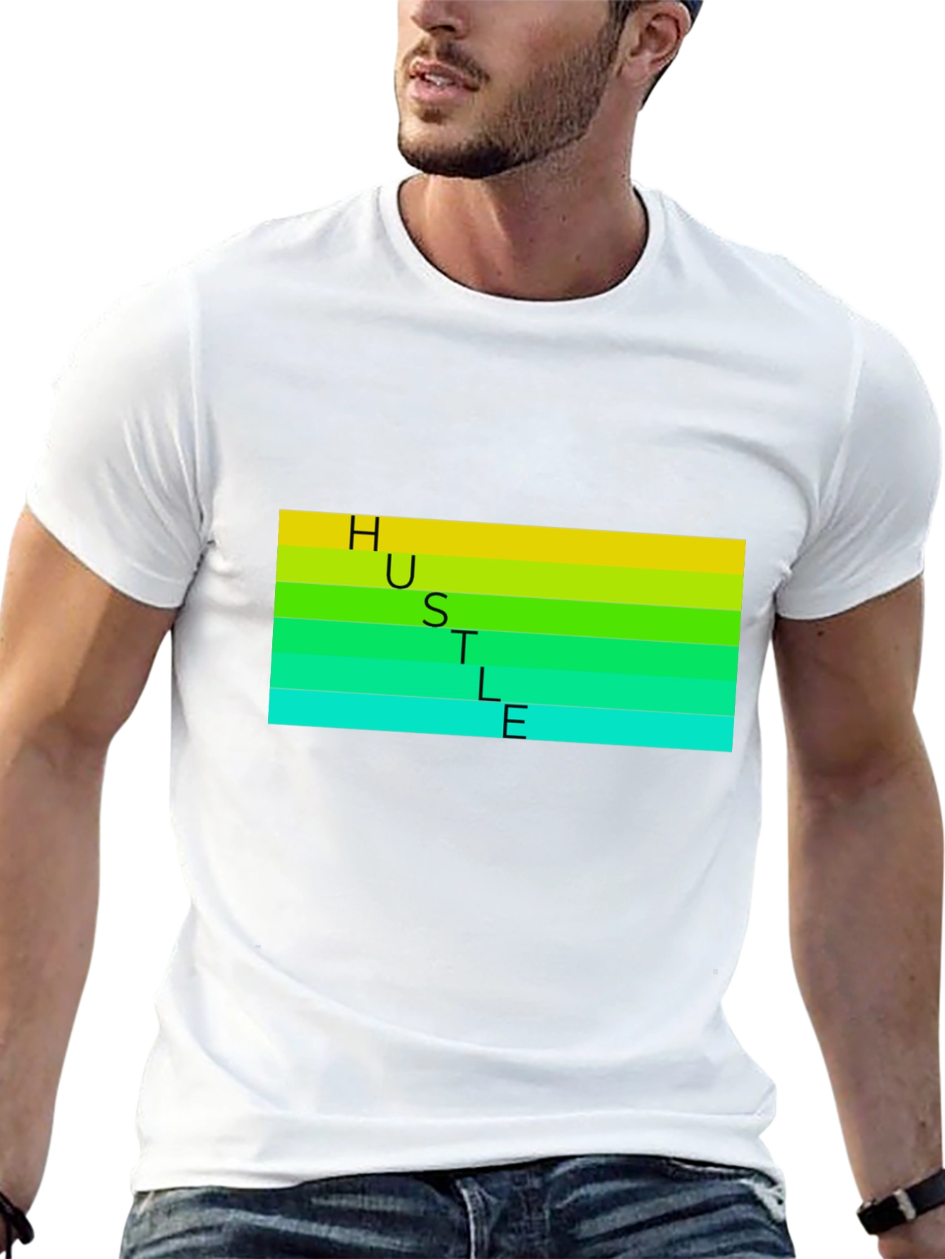 HUSTLE T-Shirt - Black Graphic Tee