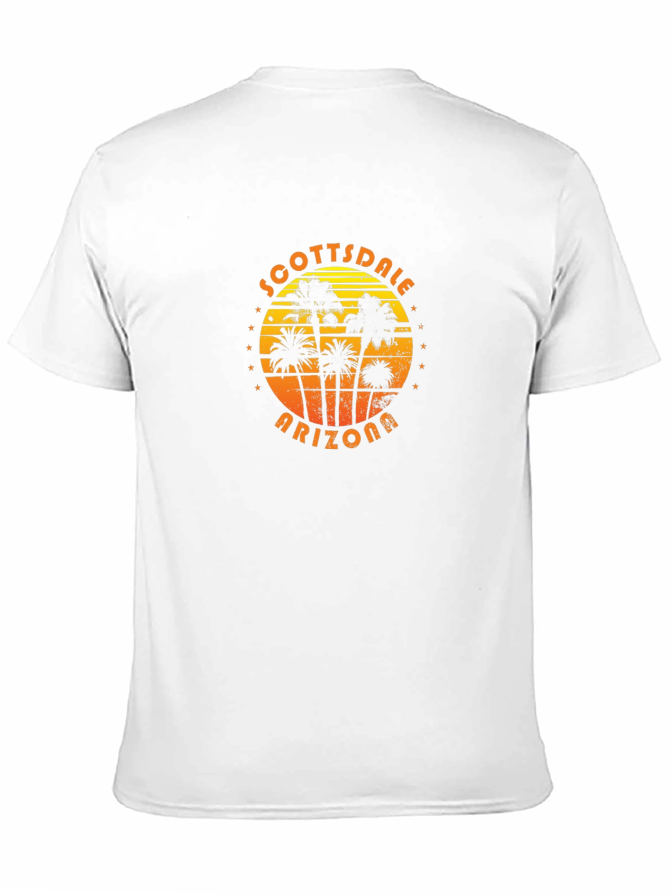 Scottsdale Arizona Palm Tree Black T-Shirt
