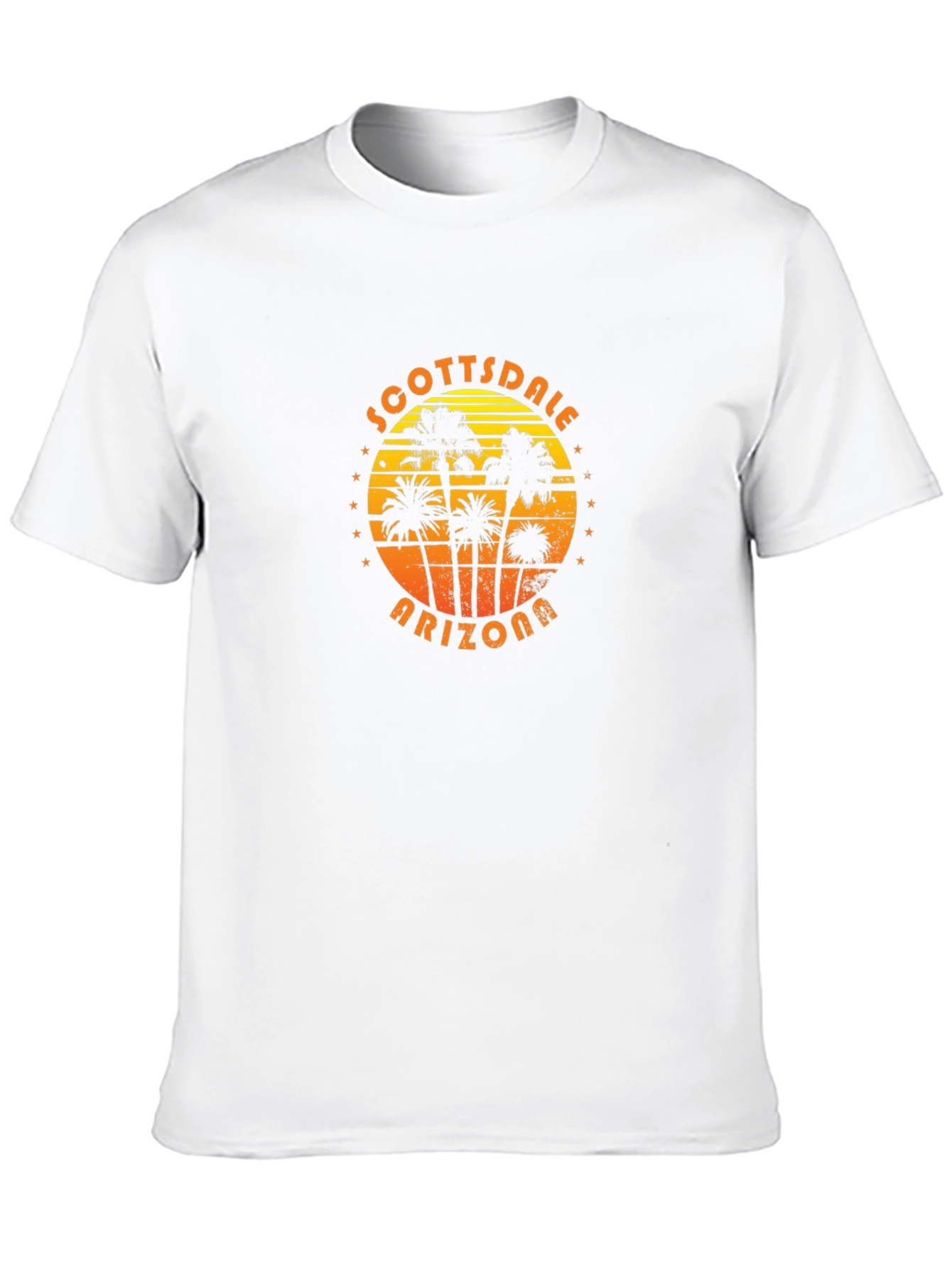 Scottsdale Arizona Palm Tree Black T-Shirt