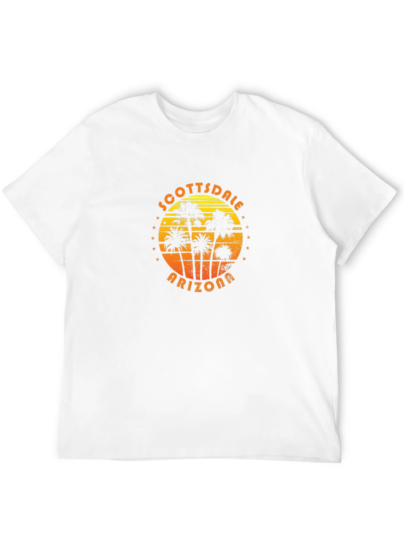 Scottsdale Arizona Palm Tree Black T-Shirt