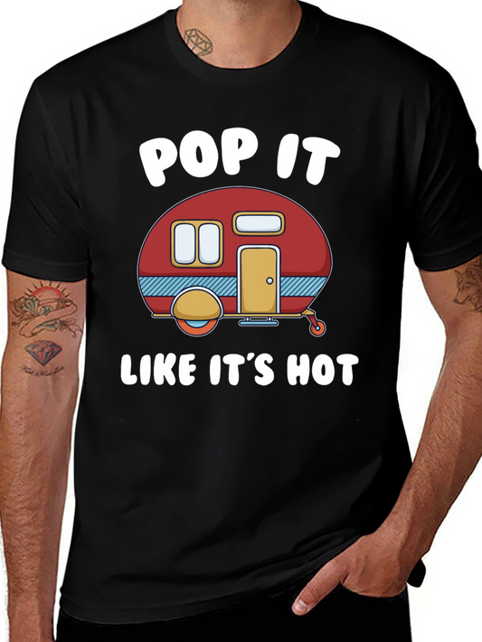 Pop It Like Its Hot Camper Graphic T-Shirt