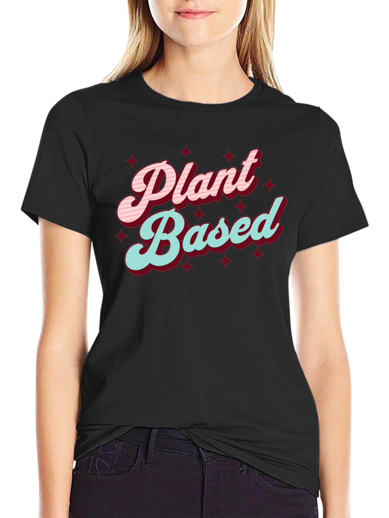 Plant Based Graphic Tee - Stylish Vegetarian Shirt