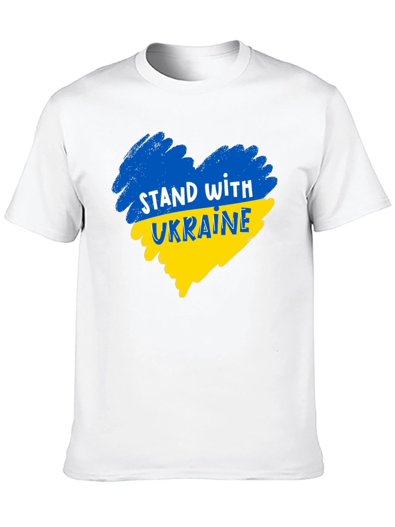 Stand With Ukraine Black T-Shirt