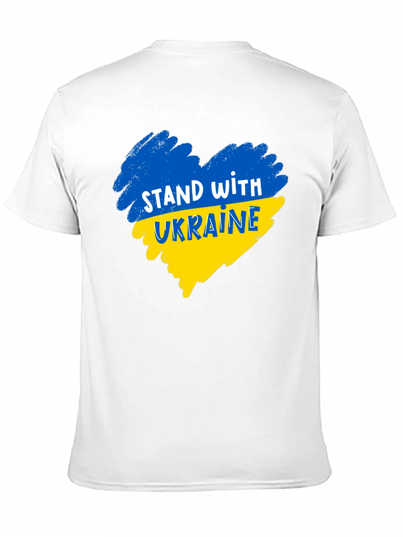 Stand With Ukraine Black T-Shirt