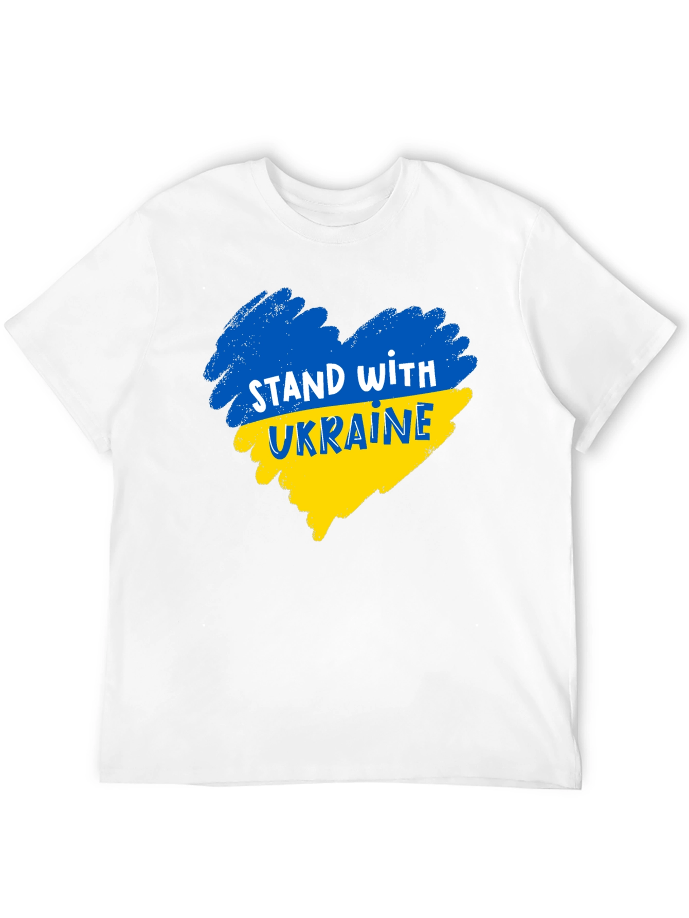 Stand With Ukraine Black T-Shirt