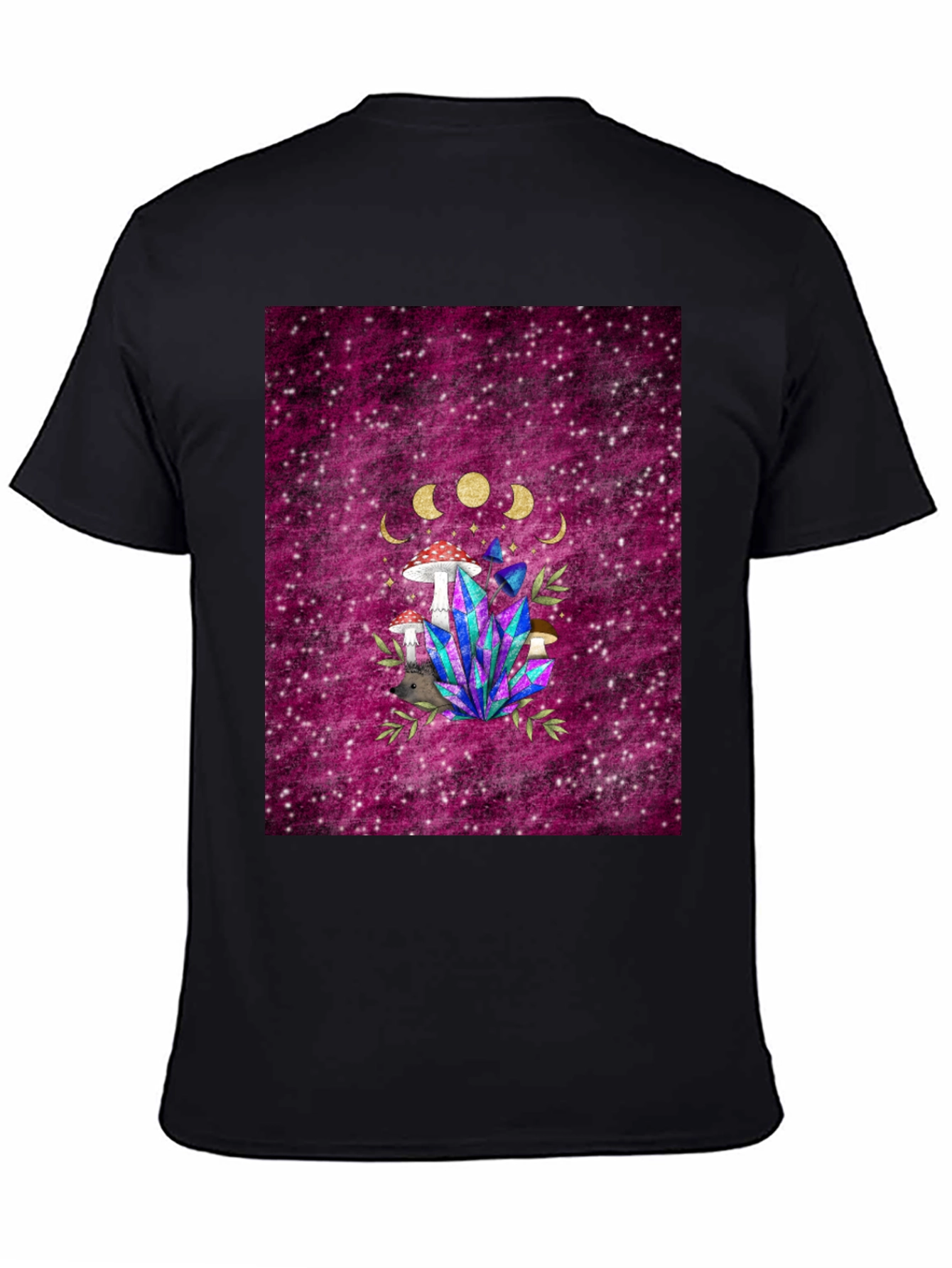Mystic Mushroom & Crystal Graphic Tee
