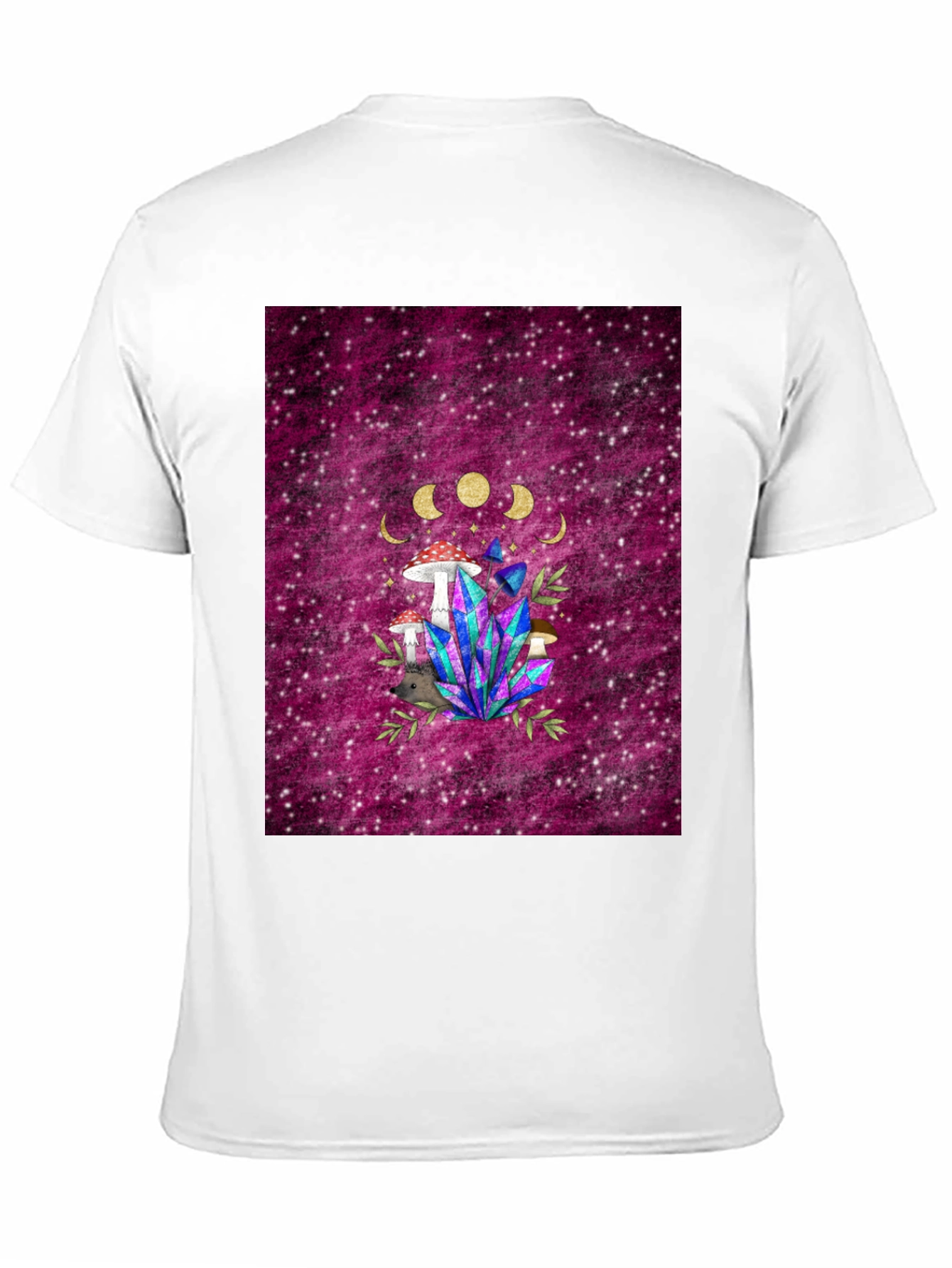 Mystic Mushroom & Crystal Graphic Tee