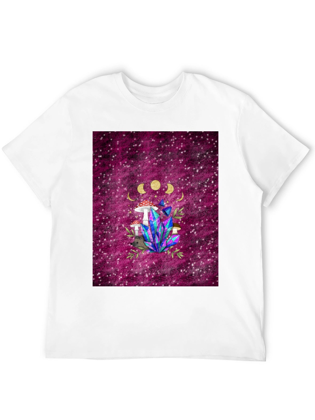 Mystic Mushroom & Crystal Graphic Tee