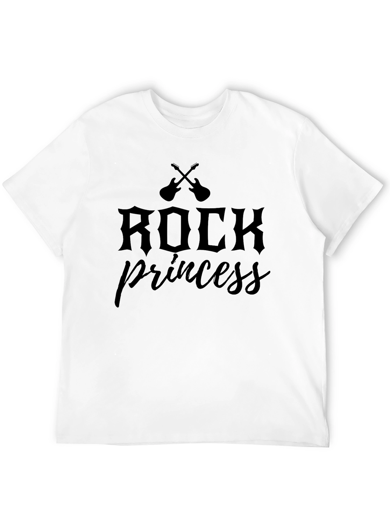 Rock Princess Black Graphic T-Shirt