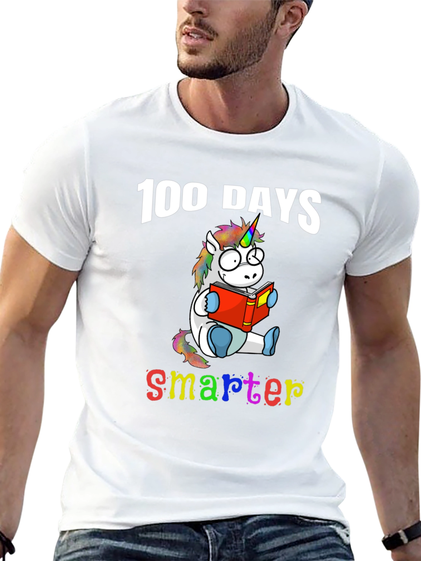 100 Days Smarter Unicorn T-Shirt