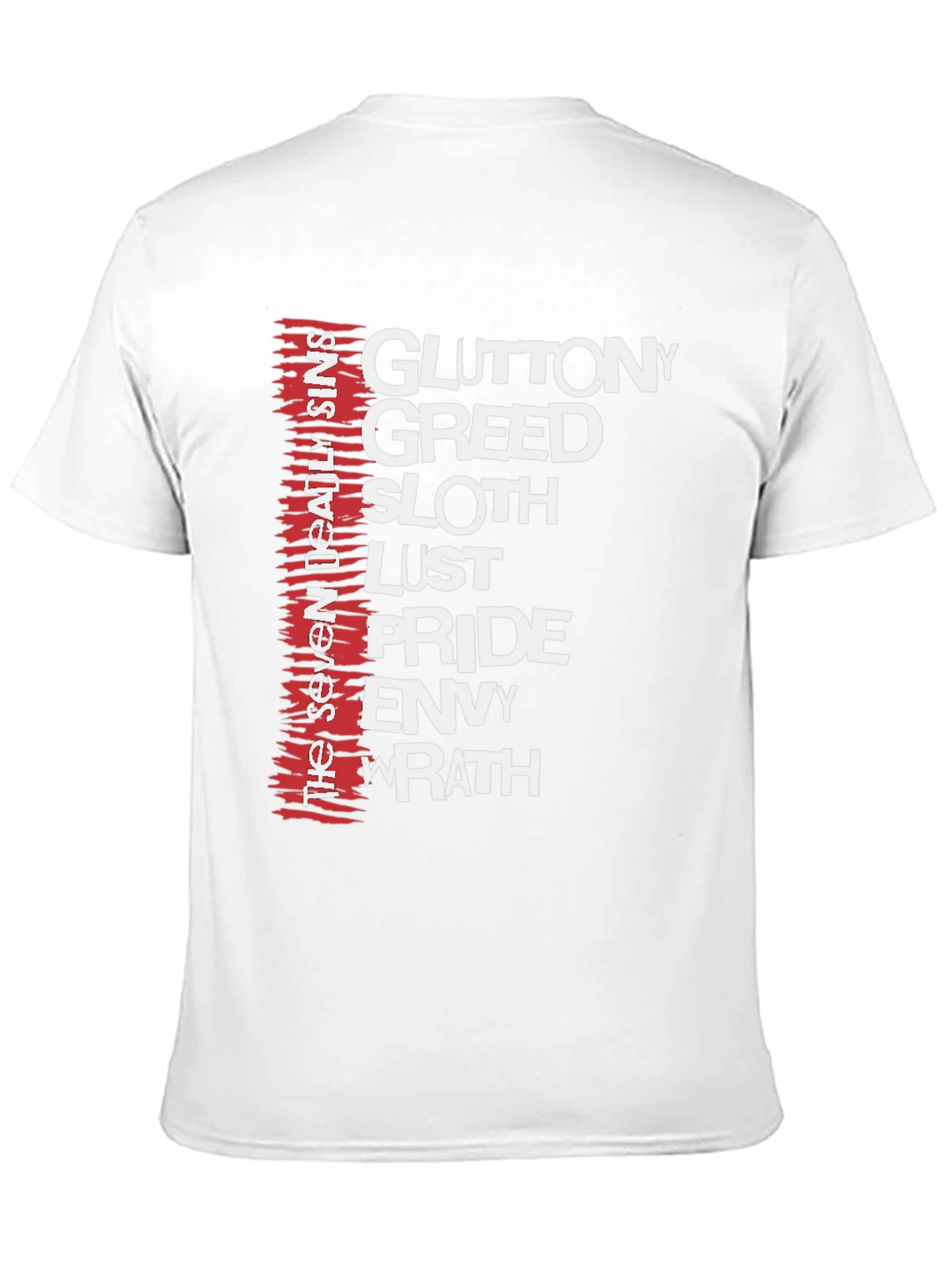 Seven Deadly Sins Graphic T-Shirt - Menswear