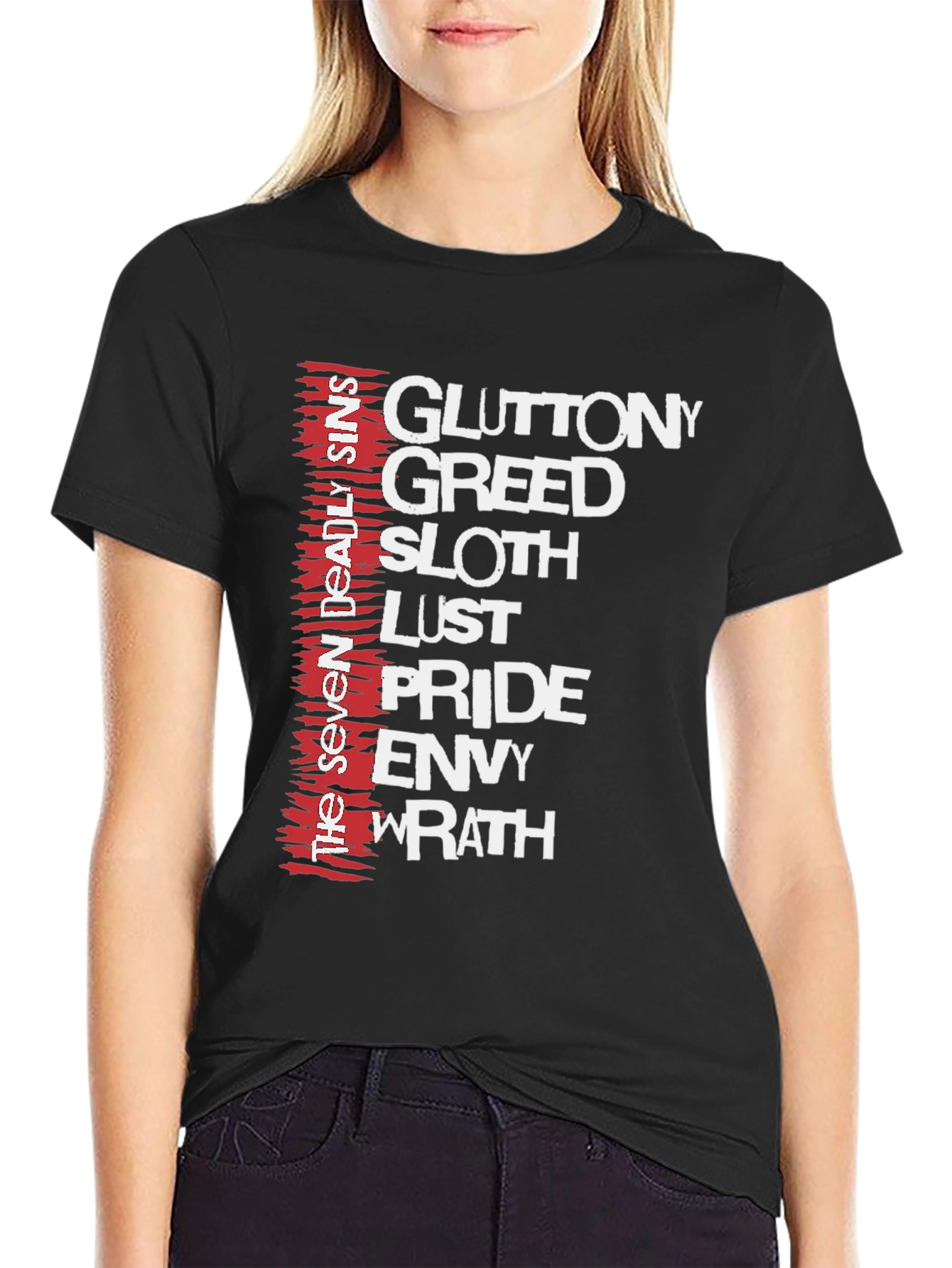 Seven Deadly Sins Graphic T-Shirt - Menswear