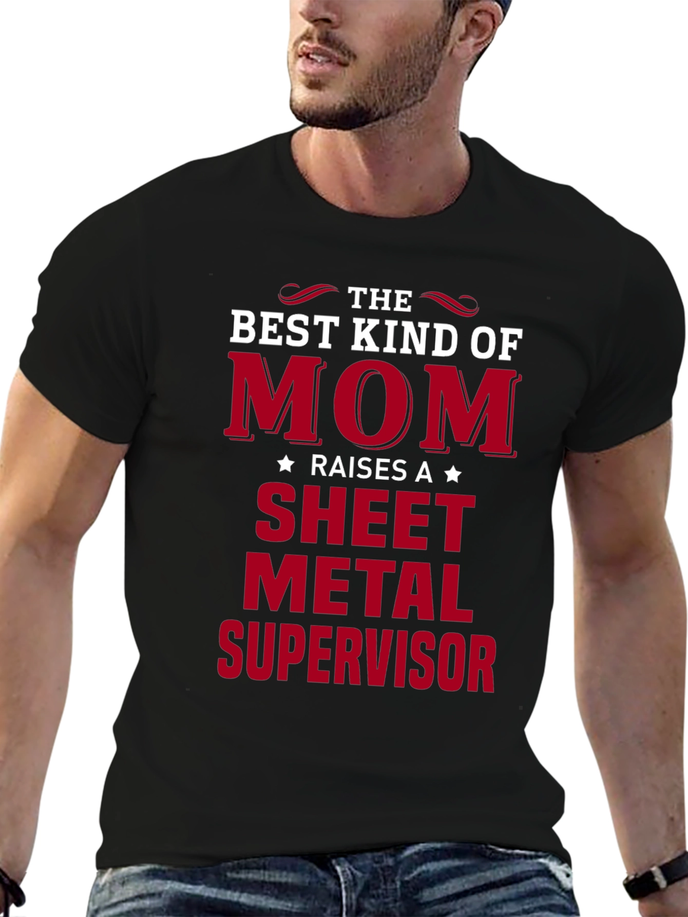 Best Kind of Mom Sheet Metal Supervisor T-Shirt