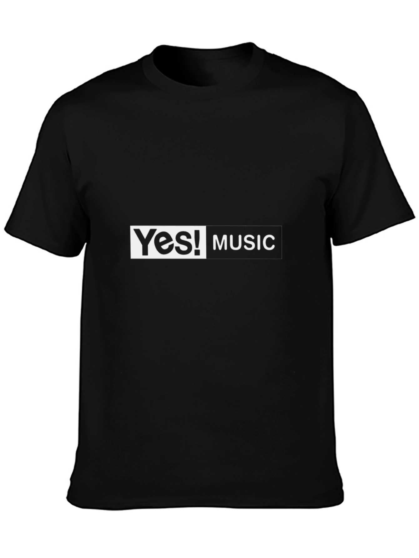 Yes! Music Black Graphic T-Shirt