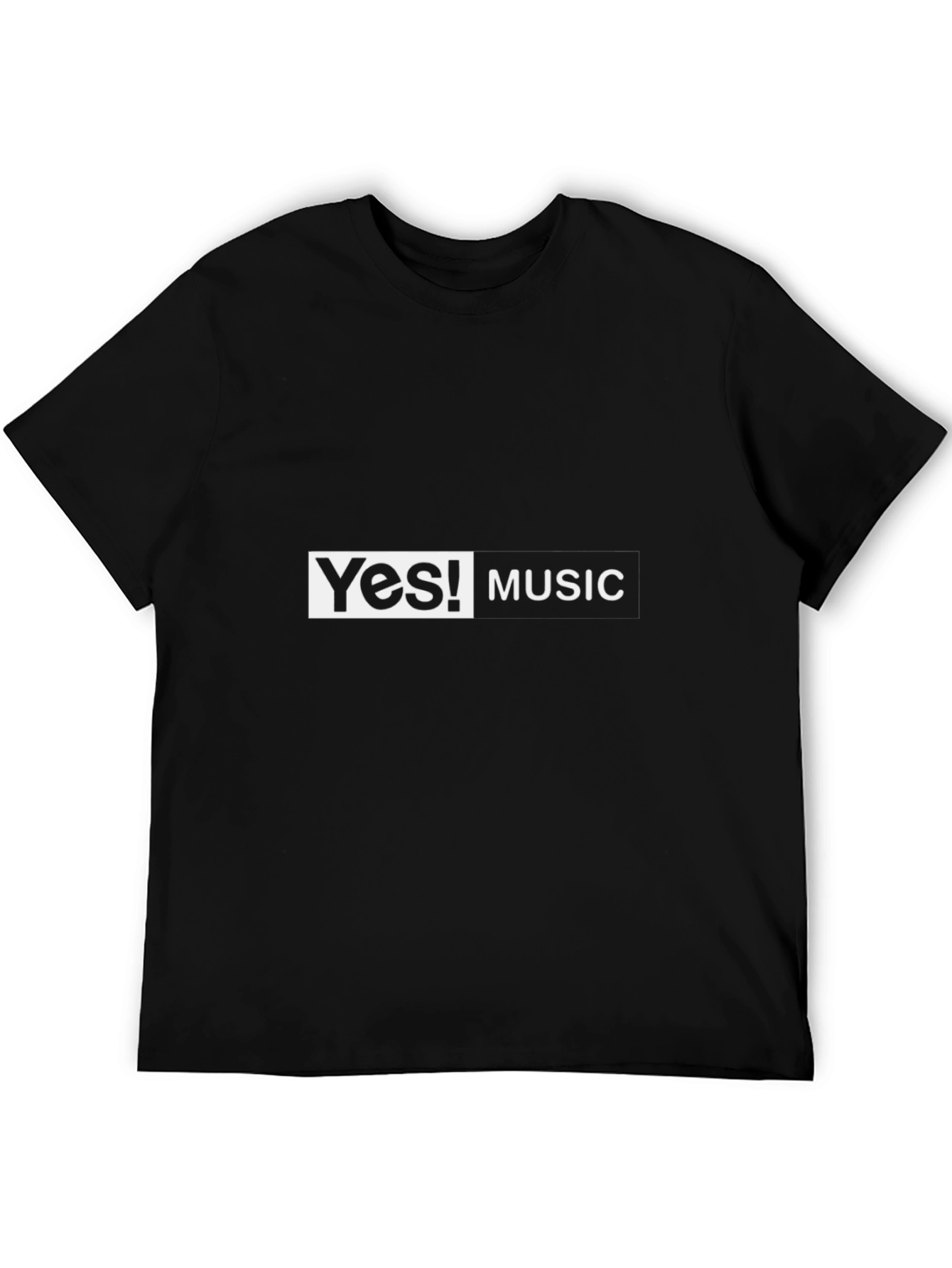 Yes! Music Black Graphic T-Shirt