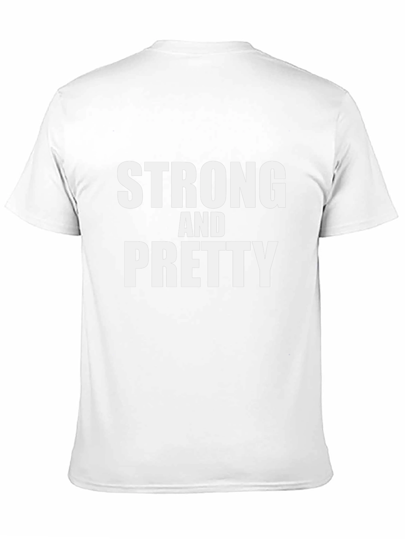 Strong and Pretty Graphic Tee - Black Unisex T-Shirt