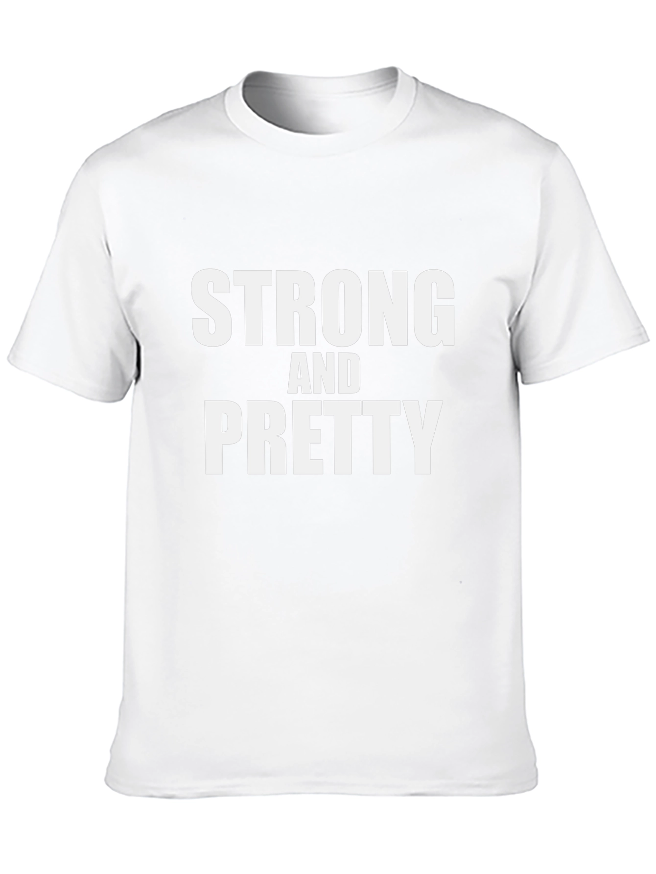 Strong and Pretty Graphic Tee - Black Unisex T-Shirt