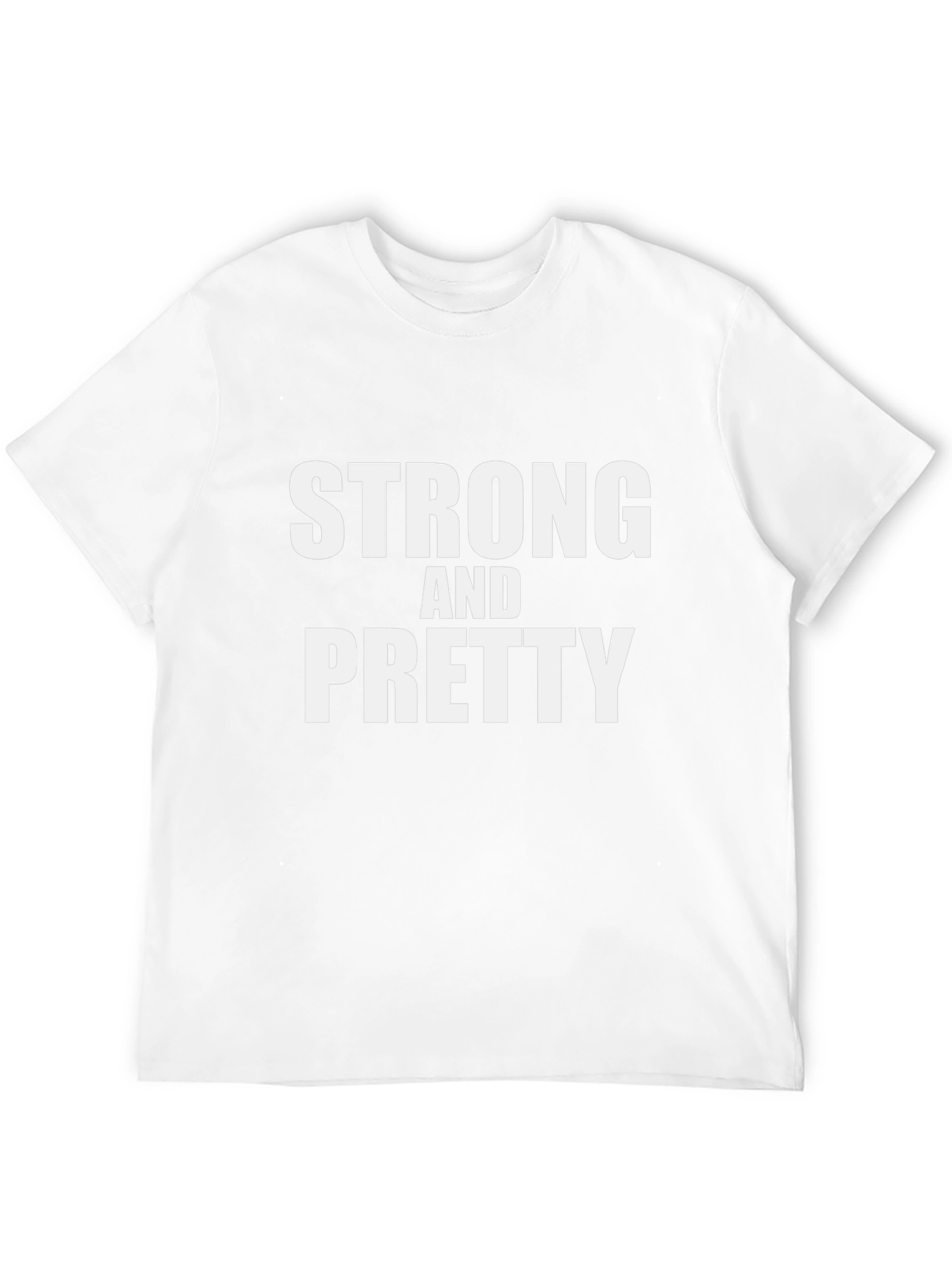 Strong and Pretty Graphic Tee - Black Unisex T-Shirt