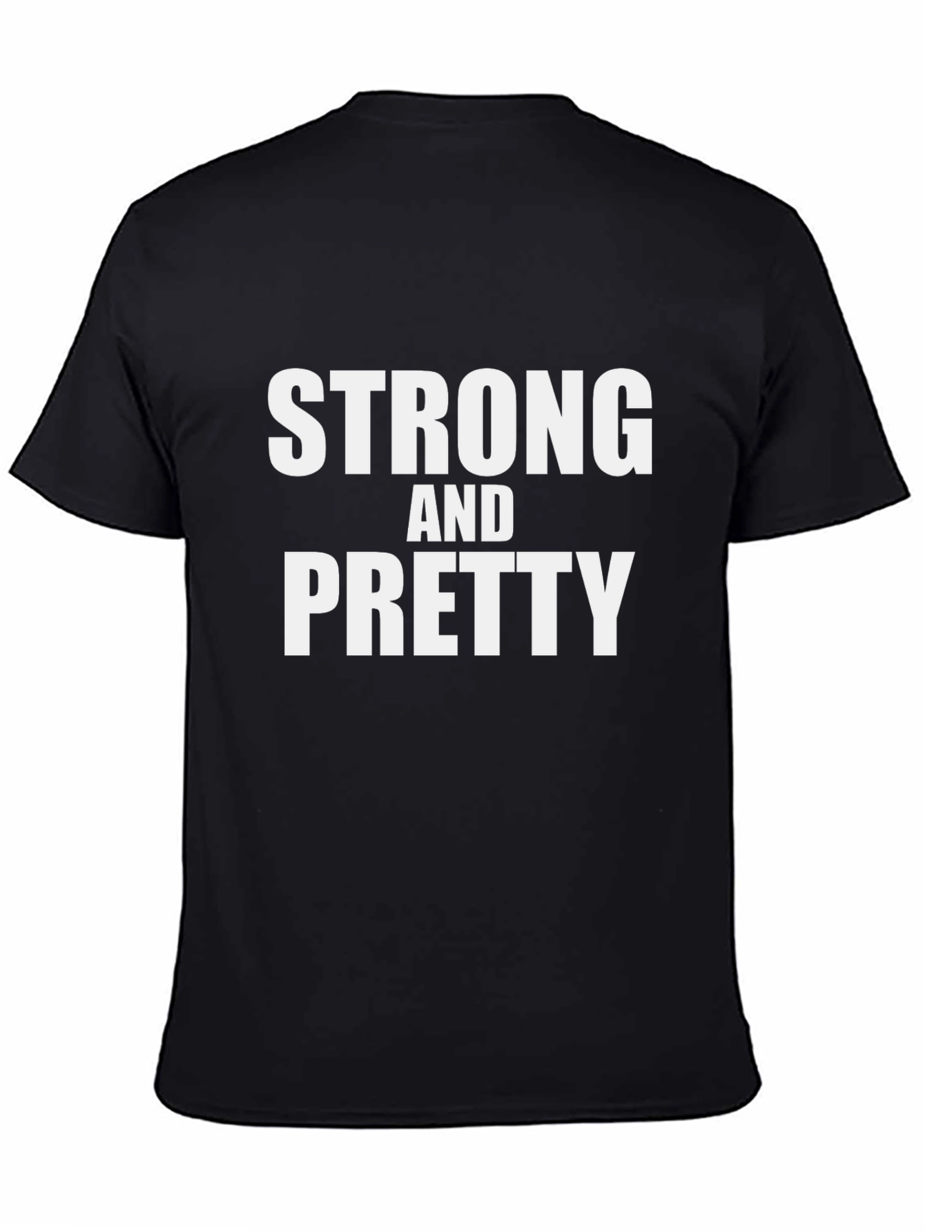 Strong and Pretty Graphic Tee - Black Unisex T-Shirt
