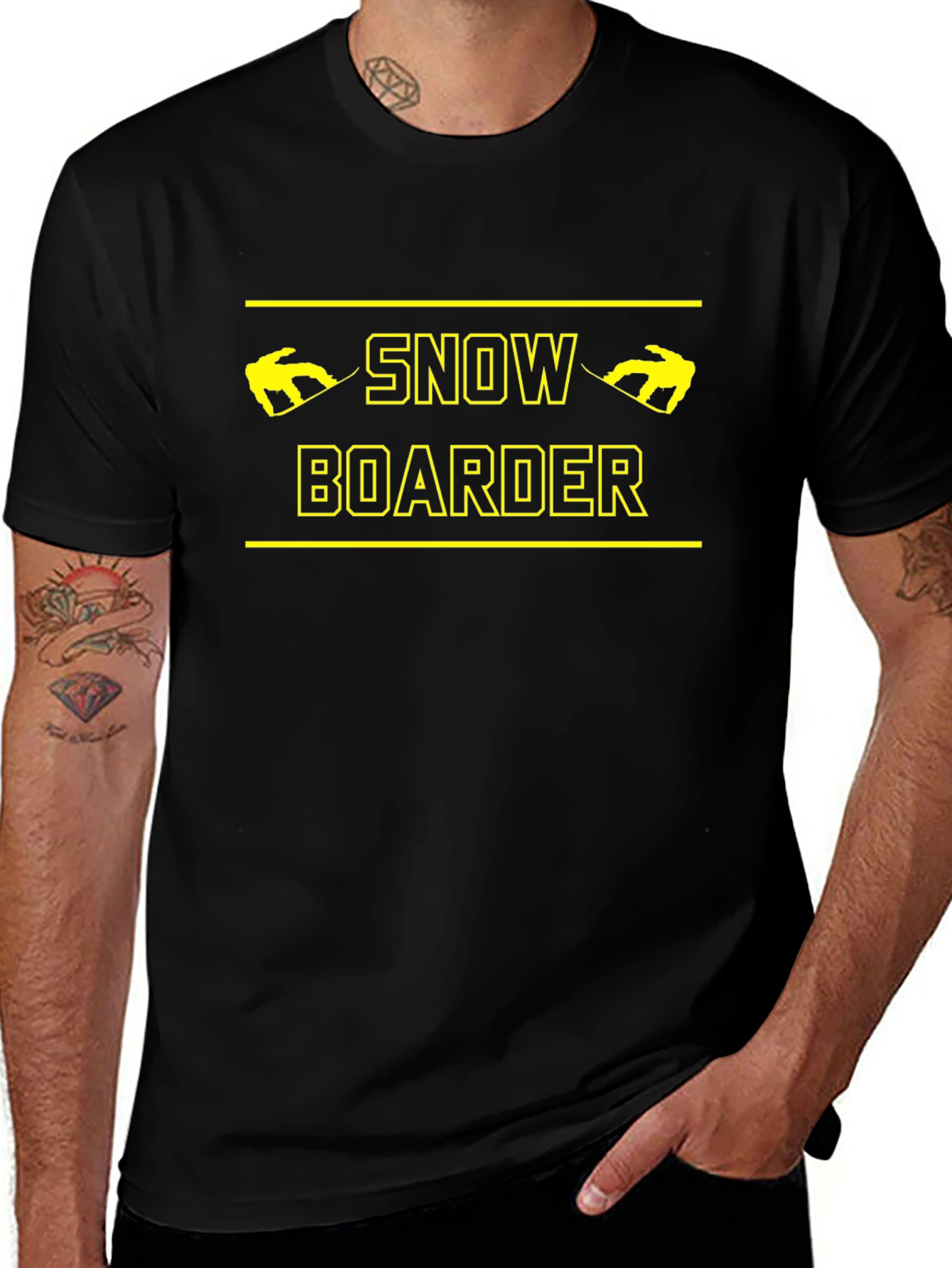 Snowboarder Graphic Tee - Winter Sports Apparel