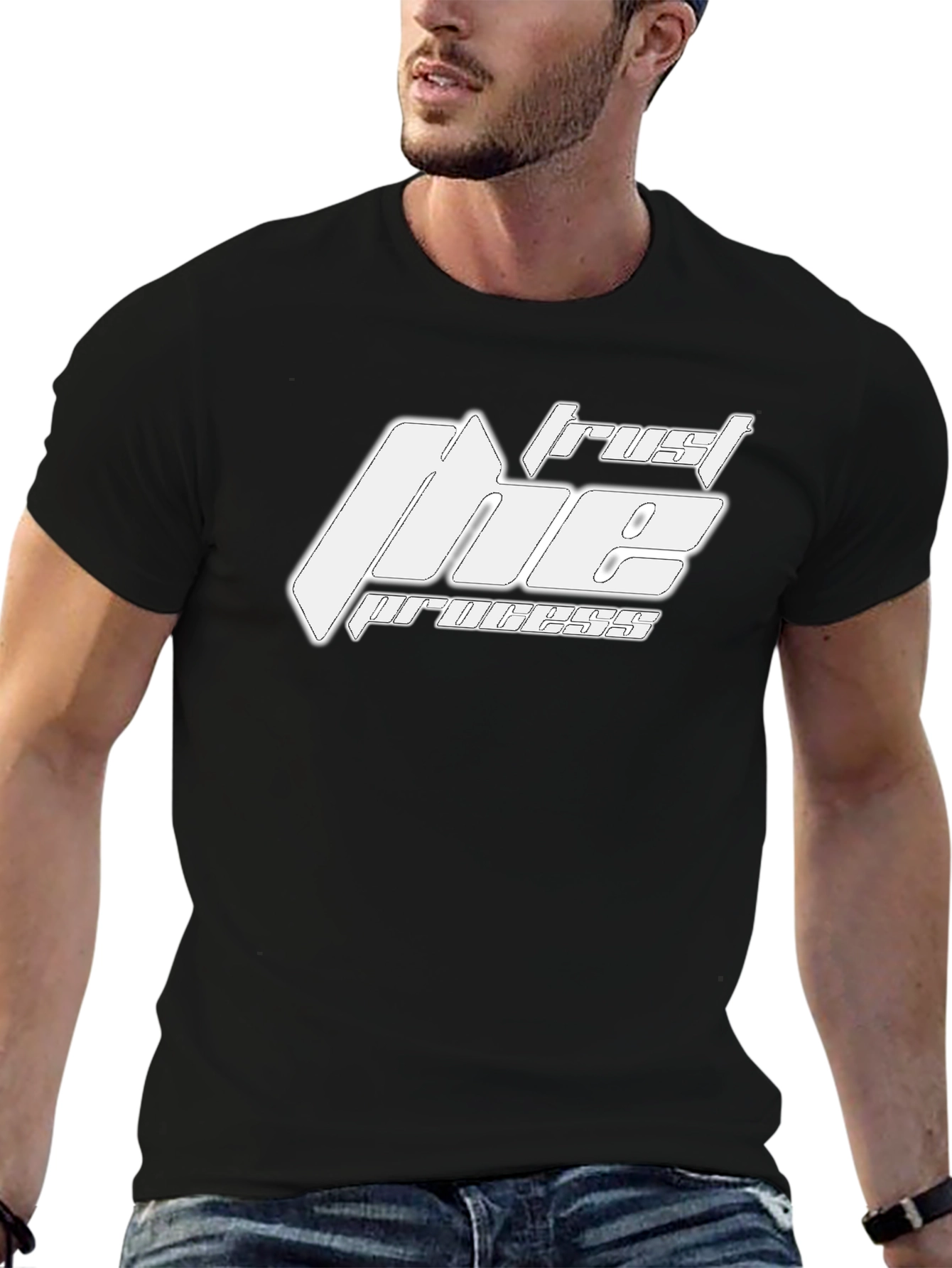 Trust the Process Graphic Tee - Classic Black T-Shirt