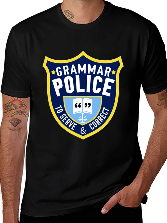 Grammar Police T-Shirt - Serve & Correct Style