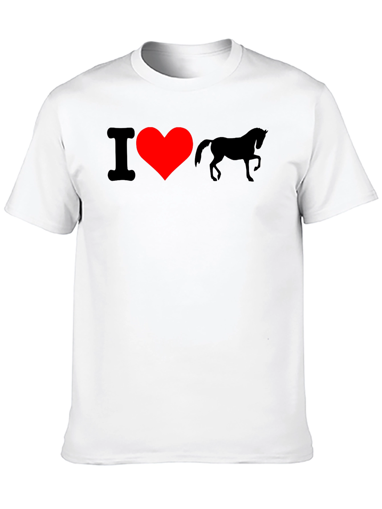 I Heart Unicorn Black T-Shirt